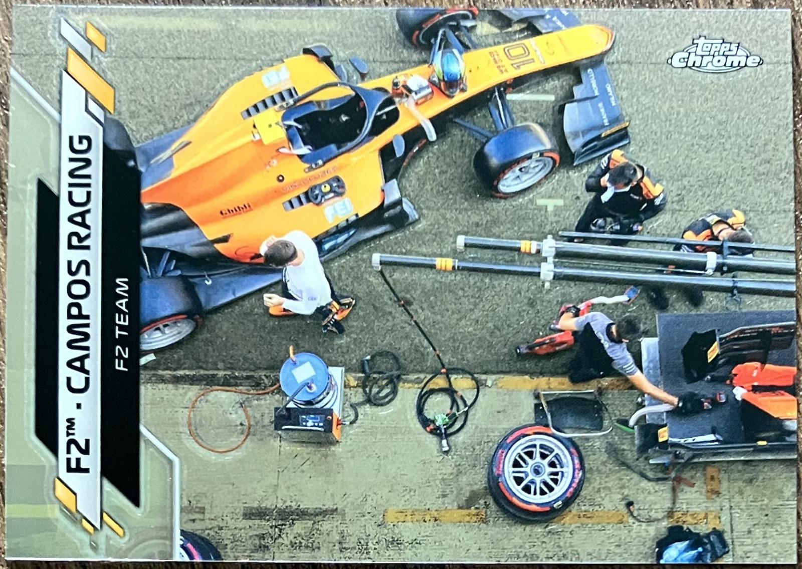 Campos Racing F2 Team #111 Prices | 2020 Topps Chrome Formula 1 ...