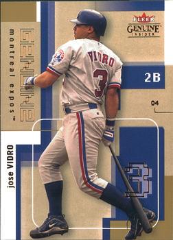 Jose Vidro #41 2004 Fleer Genuine Insider Baseball
