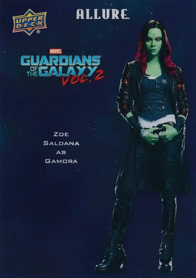 Zoe Saldana As Gamora #CP-31 Marvel 2022 Allure Character Posters