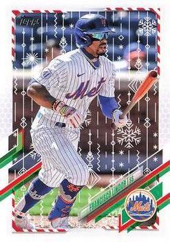 Francisco Lindor #HW11 Baseball Cards 2021 Topps Holiday Mega Box