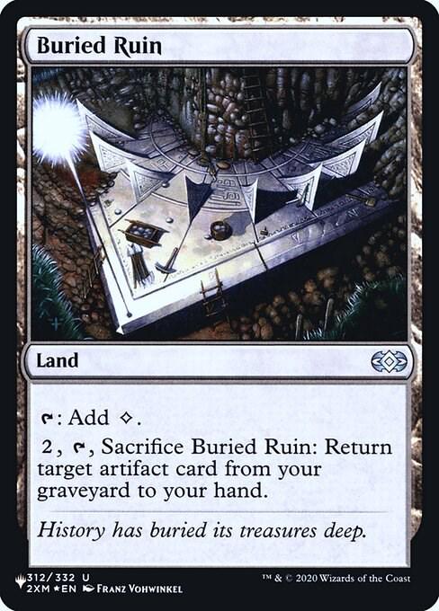 Buried Ruin [Foil] (Magic The List Reprints)