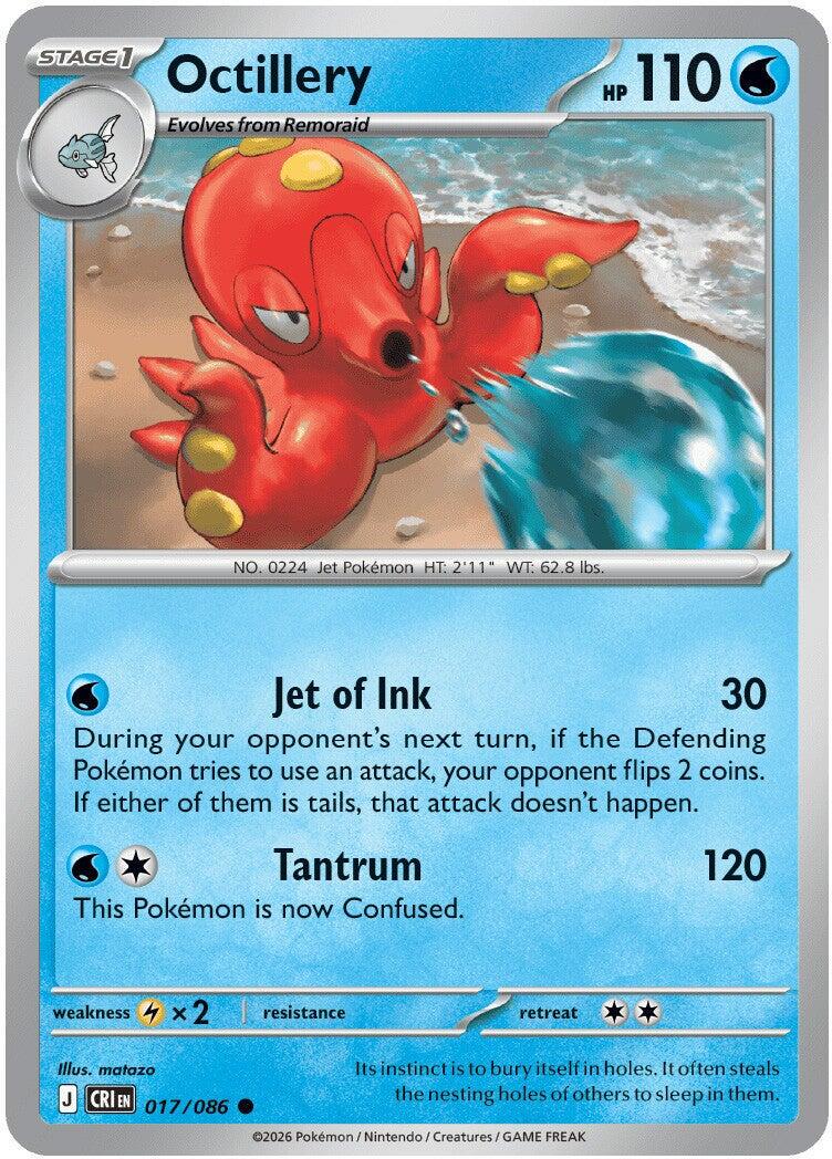 Octillery #17 Prices | Pokemon Chaos Rising | Pokemon Cards