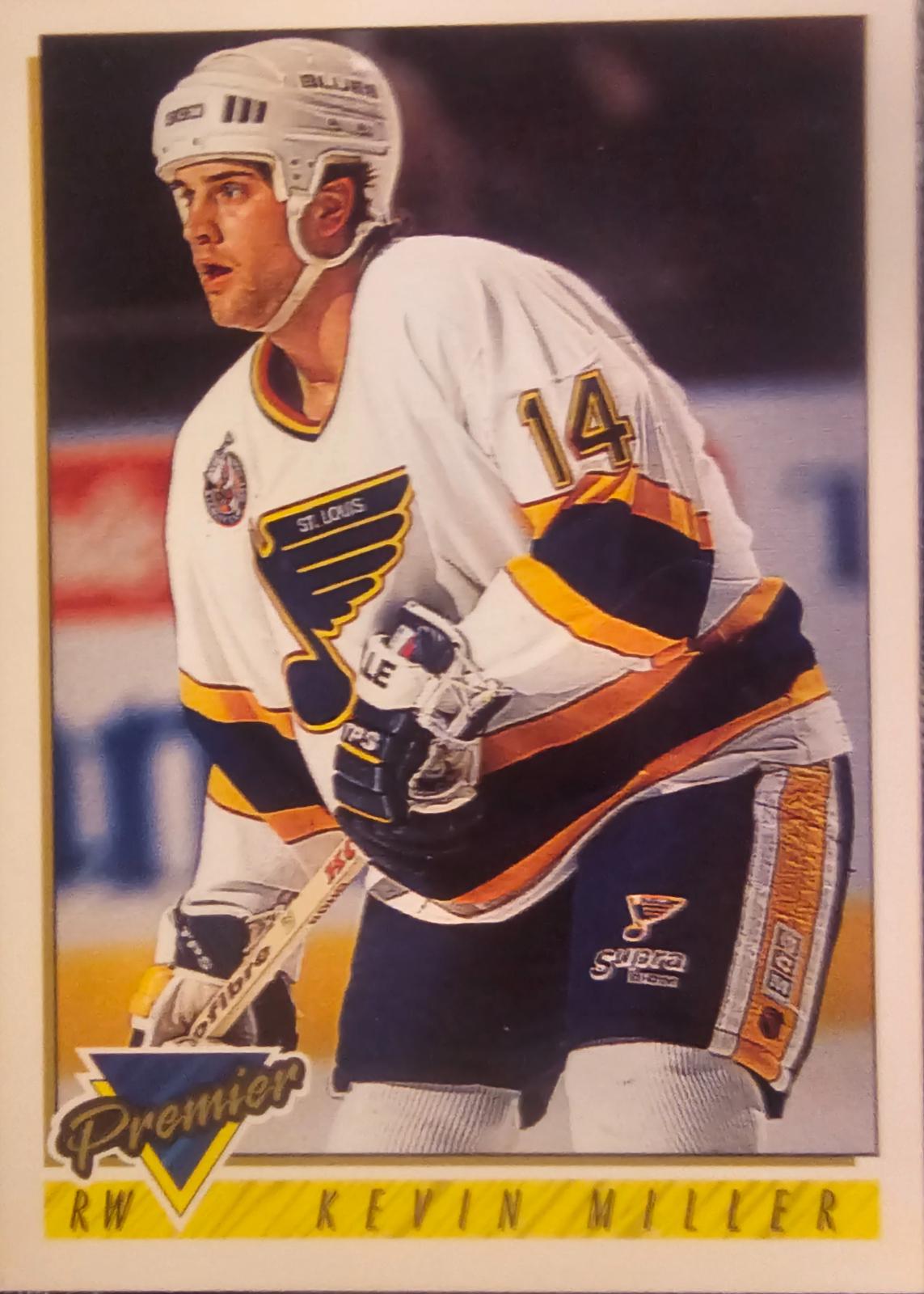 Kevin Miller #8 Hockey Cards 1993 Topps Premier
