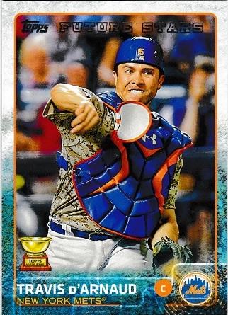 Travis D'Arnaud #544 Baseball Cards 2015 Topps