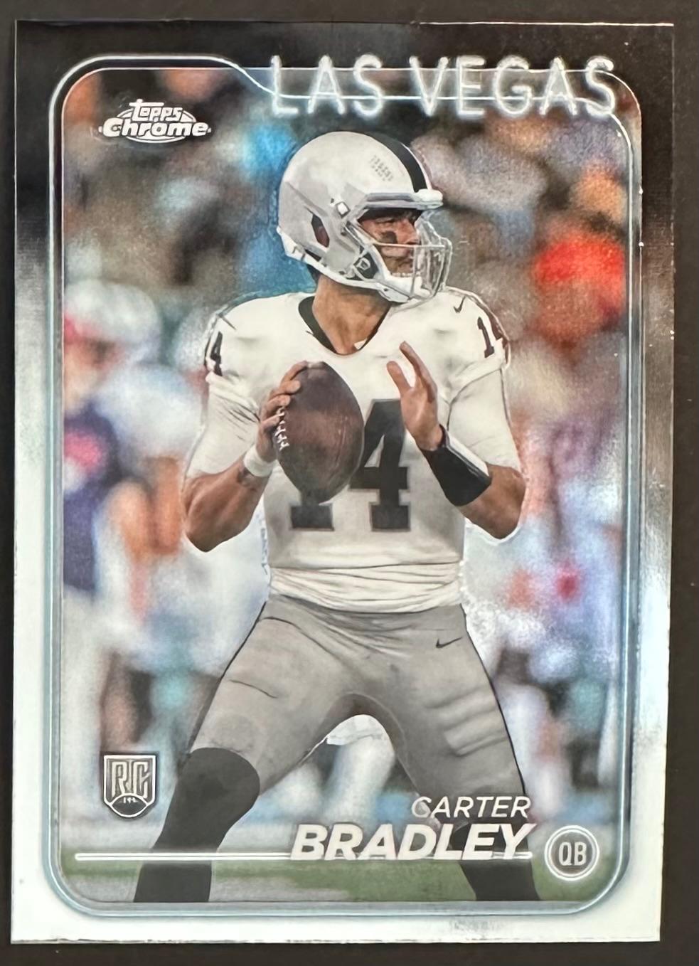 Carter Bradley #272 Football Cards 2024 Topps Chrome