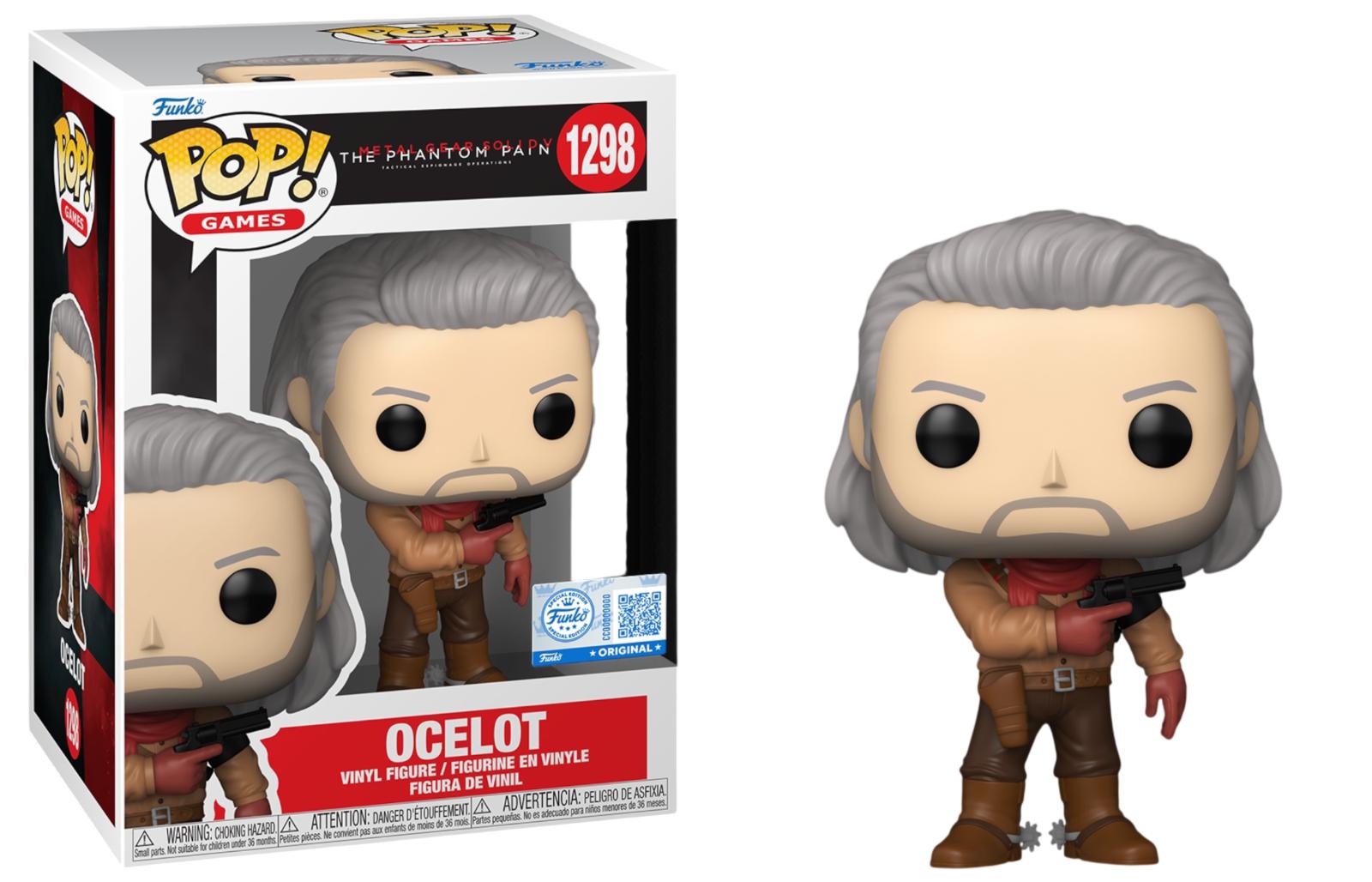 Ocelot #1298 Metal Gear Solid V: The Phantom Pain Funko Pop box and figure