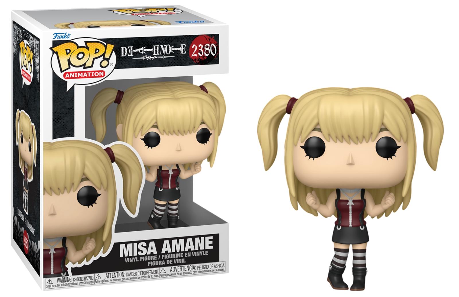 Misa Amane #2380 Death Note Funko Pop box and figure