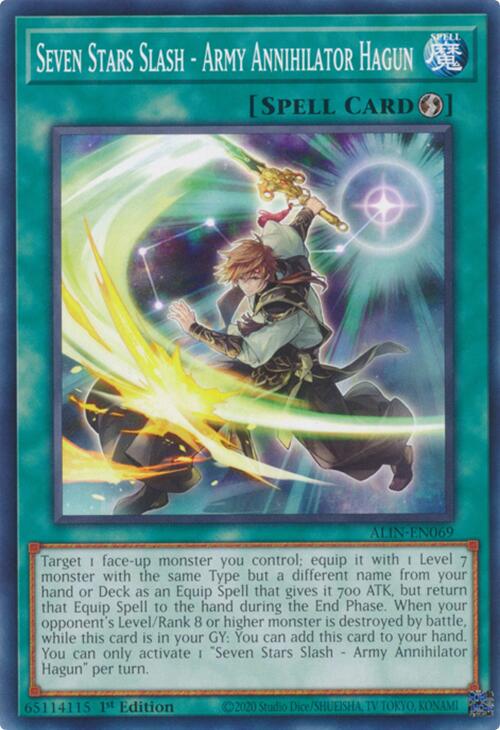Seven Stars Slash - Army Annihilator Hagun ALIN-EN069 YuGiOh Alliance Insight