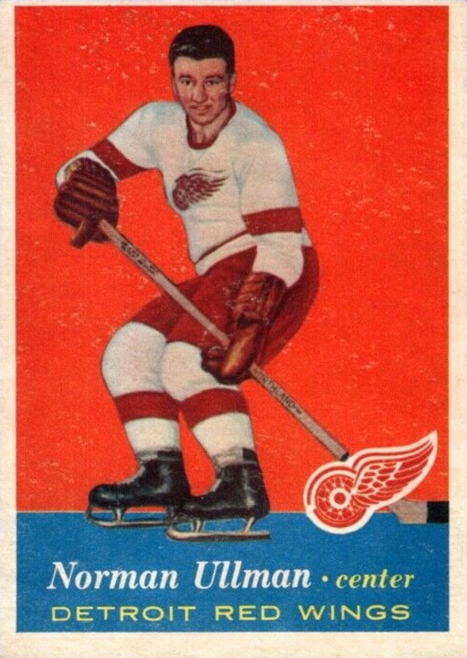 Norm Ullman #46 Hockey Cards 1957 Topps