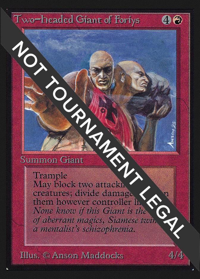 Two-Headed Giant of Foriys Magic International Edition