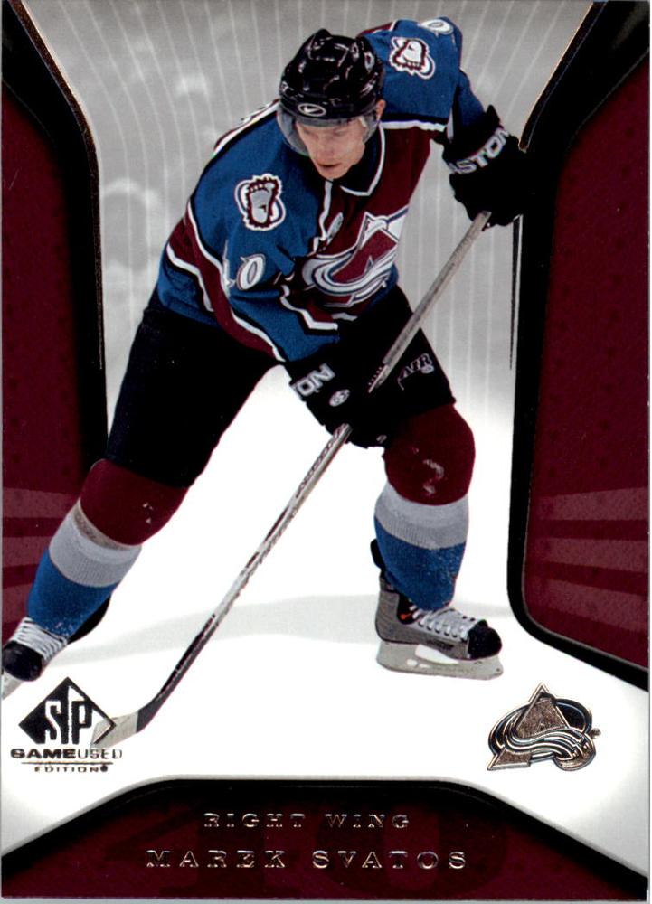 Marek Svatos #27 2006 Sp Game Used Hockey