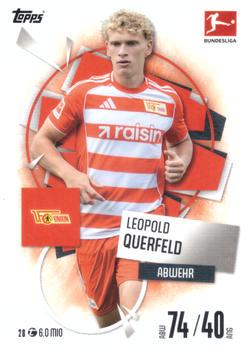 Leopold Querfeld #28 2025 Topps Match Attax Bundesliga Soccer