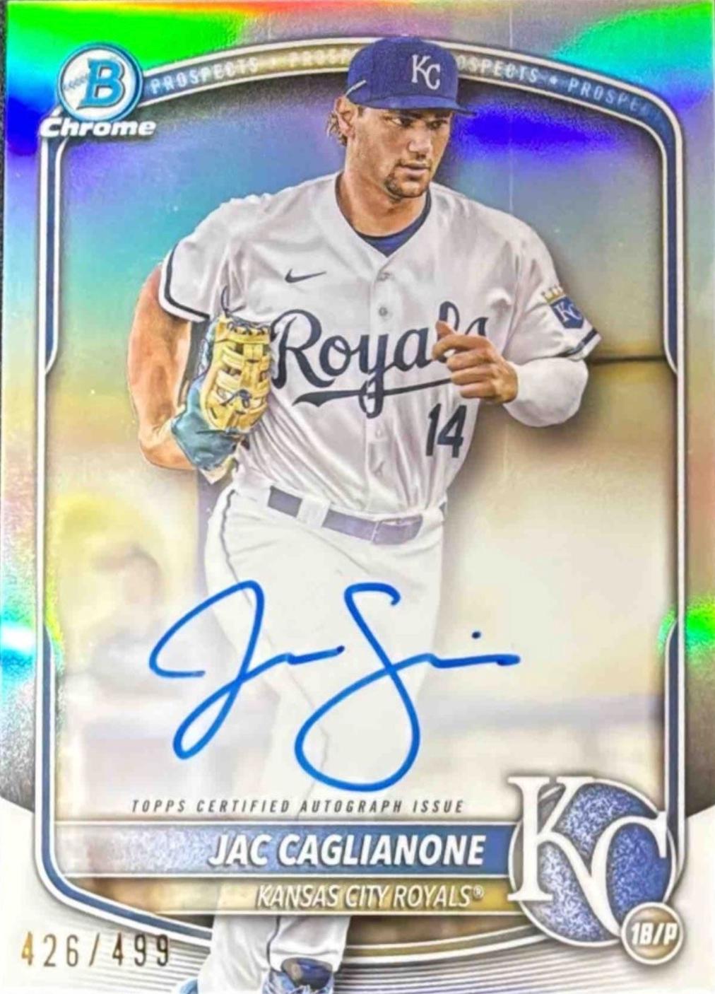 Jac Caglianone [Refractor] #CPA-JCA Prices | 2025 Bowman Chrome