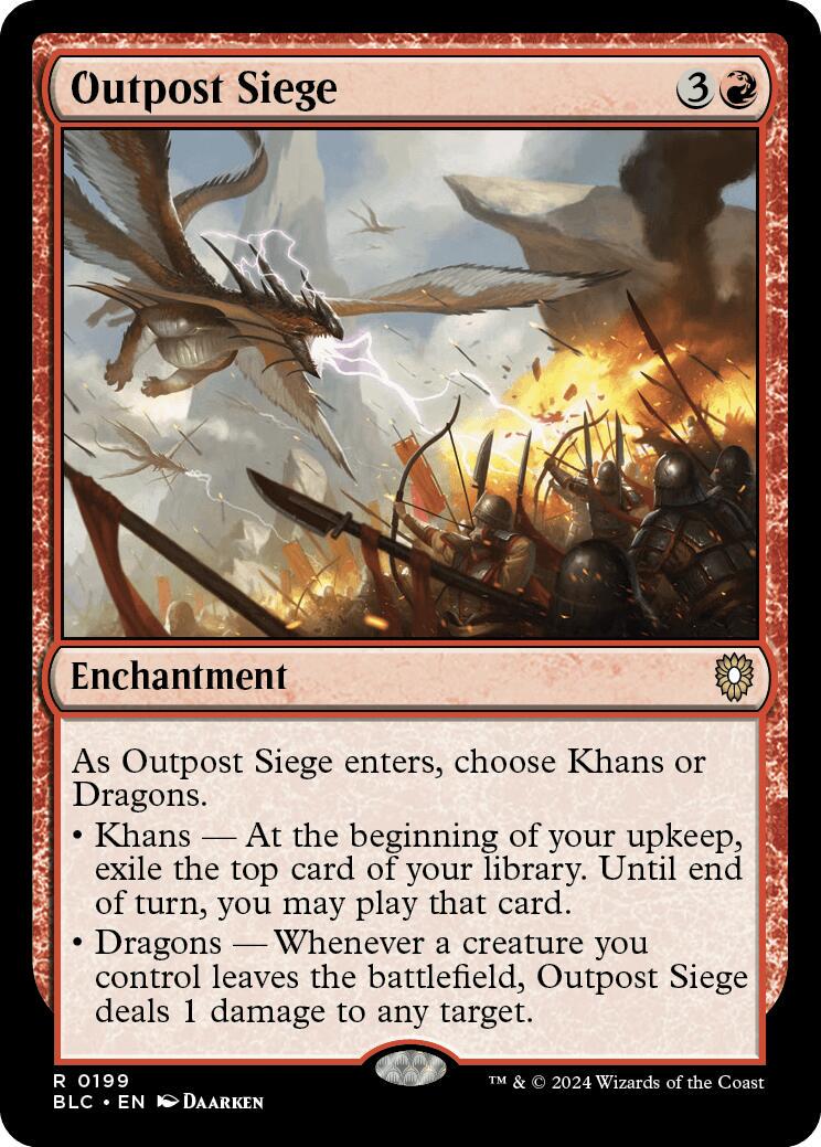 Outpost Siege (Magic Bloomburrow Commander)
