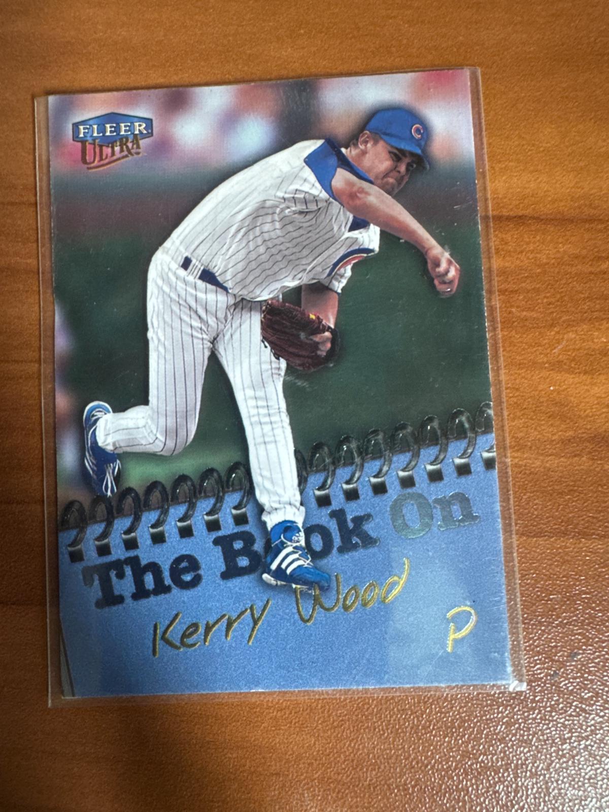 Kerry Wood #1 Baseball Cards 1999 Ultra the Book on