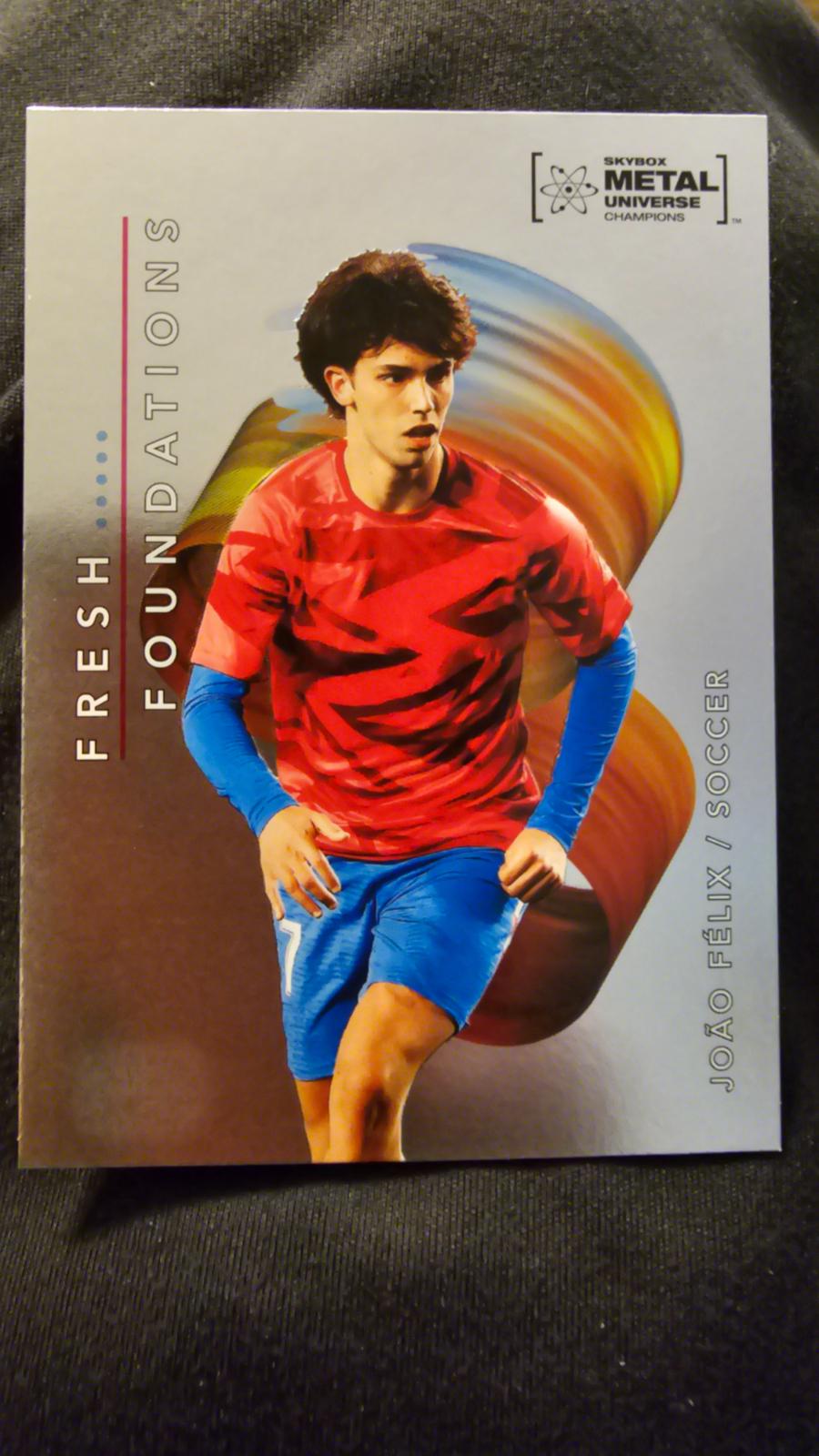 Joao Felix #FF43 2022 Skybox Metal Universe Champions Fresh Foundation Basketball