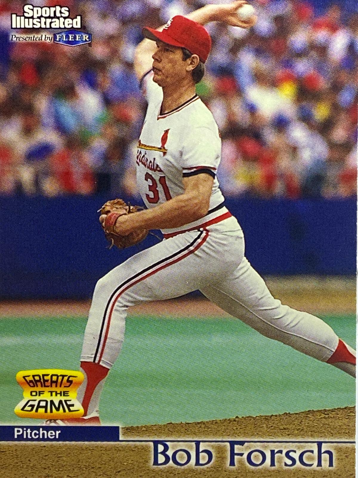 Bob Forsch #48 1999 Sports Illustrated Greats Of The Game Baseball