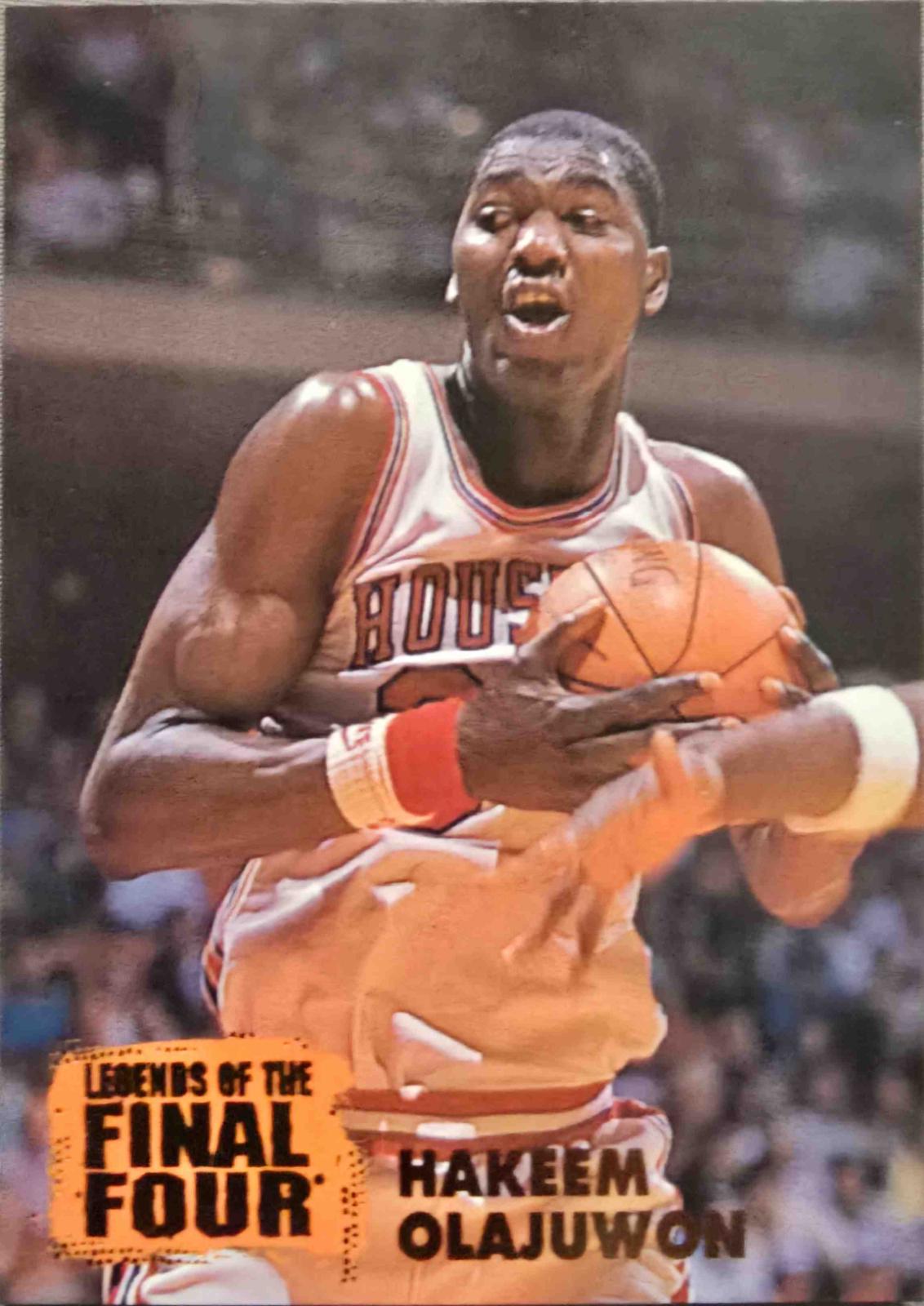 Hakeem Olajuwon #12 1996 Classic Sears Legends Of The Final Four Basketball