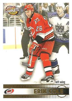Erik Cole #5 2002 Pacific Crown Royale Pacific Complete Hockey