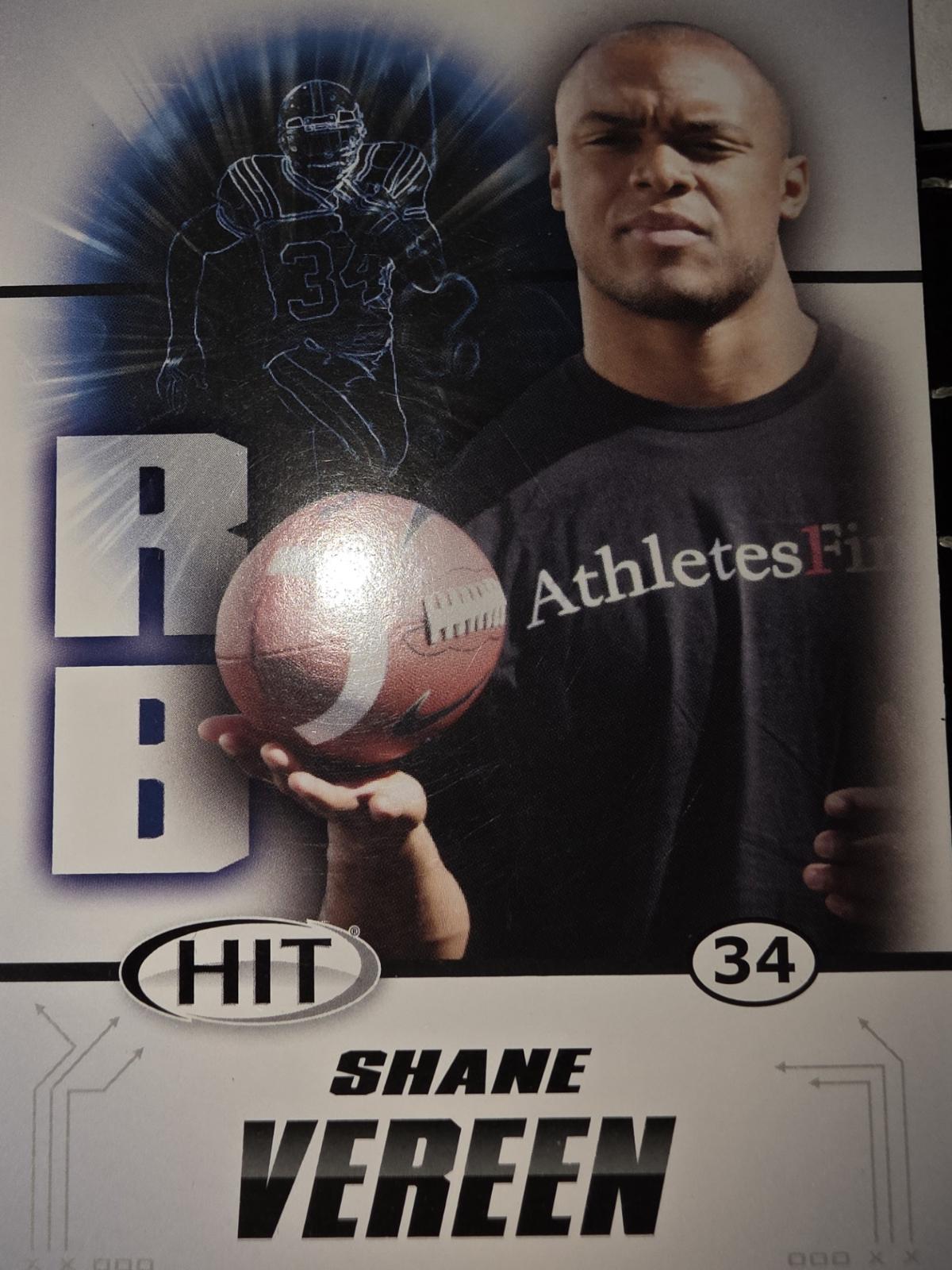 Shane Vereen #86 2011 Sage Hit Football