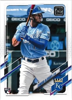 Edward Olivares #32 Baseball Cards 2021 Topps