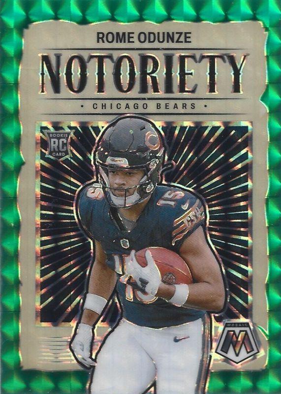 Rome Odunze [Green] #24 Prices [Rookie] | 2024 Panini Mosaic