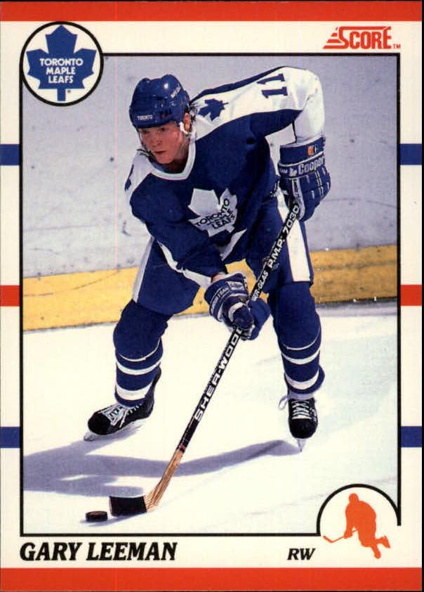 Gary Leeman #40 Hockey Cards 1990 Score