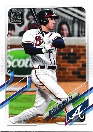 Freddie Freeman #120 Baseball Cards 2021 Topps