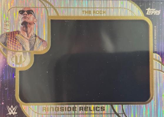 The Rock #RSR-TRO Prices | 2025 Topps Universe WWE Ringside Relics 