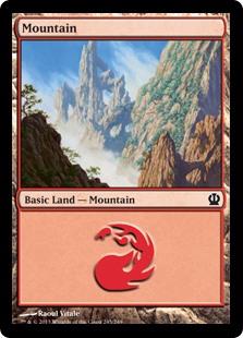Mountain #245 Magic Theros