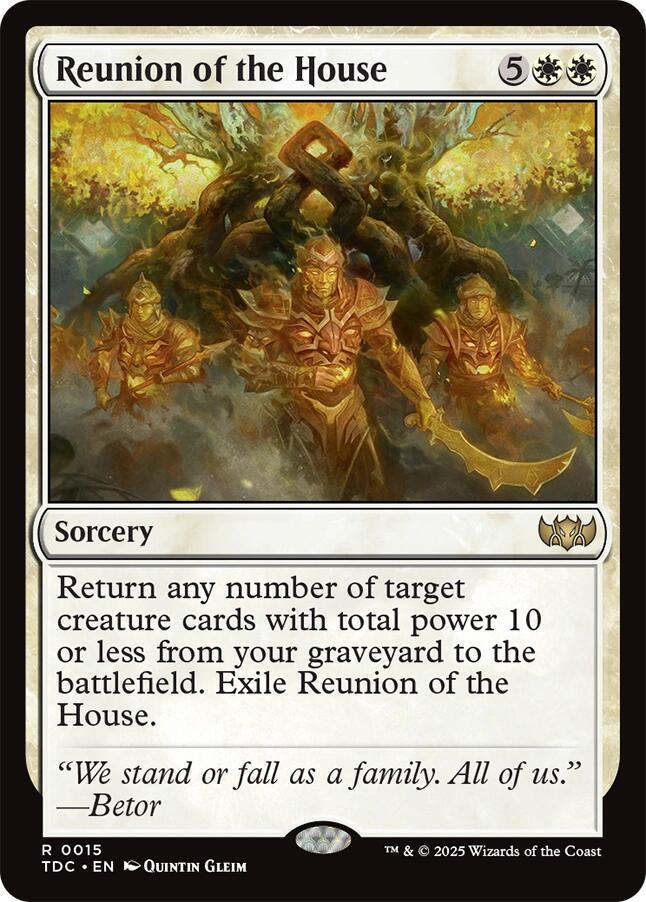 Reunion of the House #15 Magic Tarkir: Dragonstorm Commander