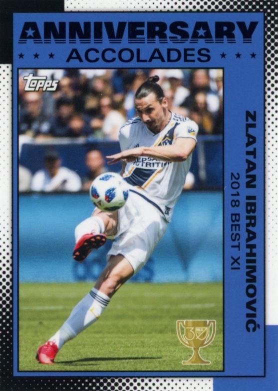 Zlatan Ibrahimovic #AA-17 2025 Topps MLS 30th Anniversary Accolades