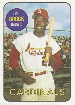 Lou Brock #2 1986 Sports Design Products Baseball