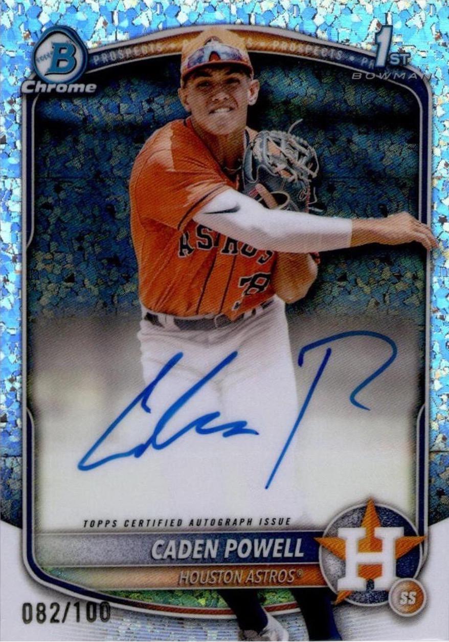 Caden Powell [Mini-Diamond Refractor] #CPA-CPO