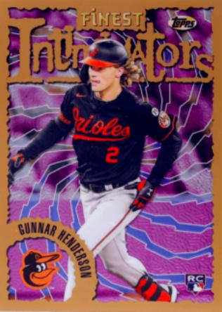 Gunnar Henderson #8 Baseball Cards 2023 Topps Finest Flashbacks
