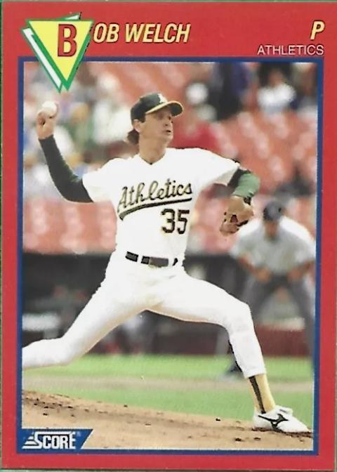 Bob Welch #89 Baseball Cards 1989 Score Superstars