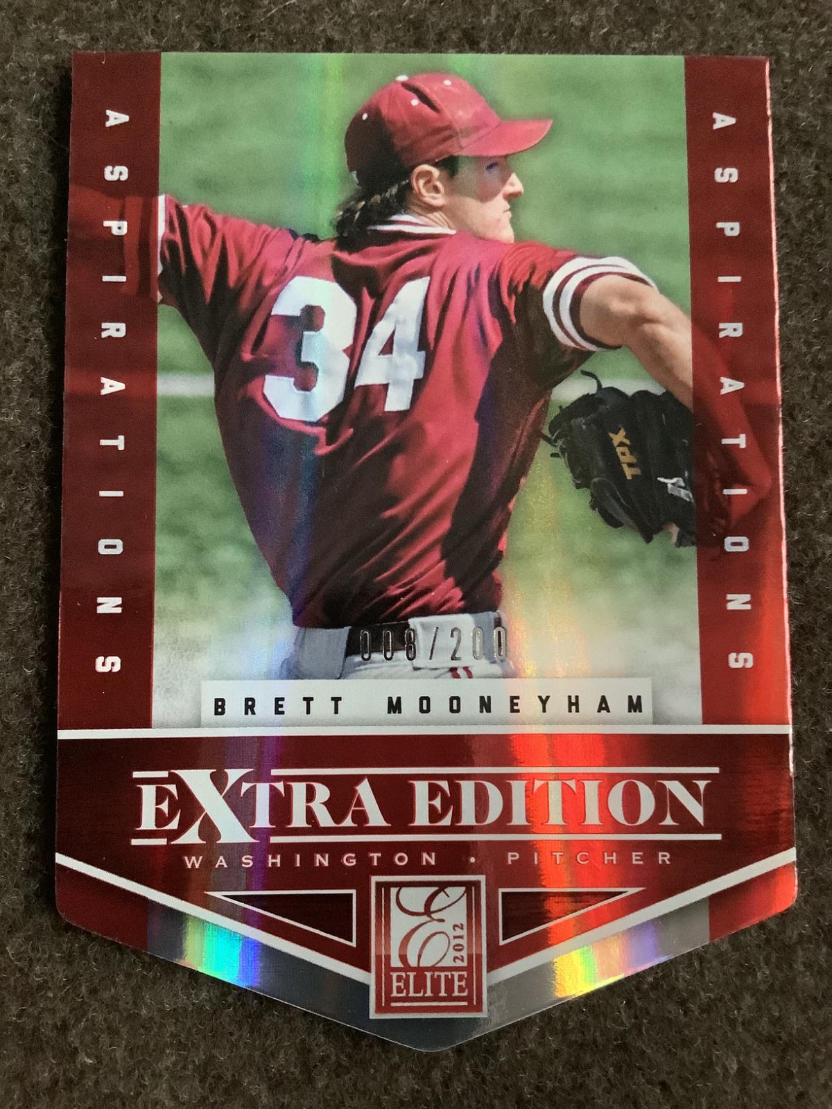 Brett MooneyMan #38 2012 Panini Elite Extra Edition Baseball