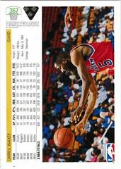 Back Of Card | Darrell Walker Basketball Cards 1991 Upper Deck