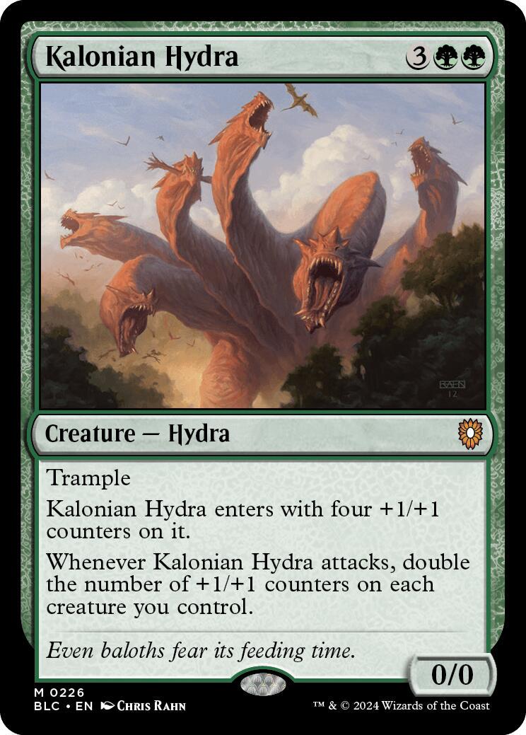 Kalonian Hydra #226 Magic Bloomburrow Commander