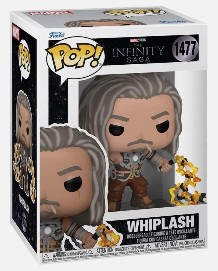 Whiplash #1477 Pop! Marvel Funko Pop box and figure
