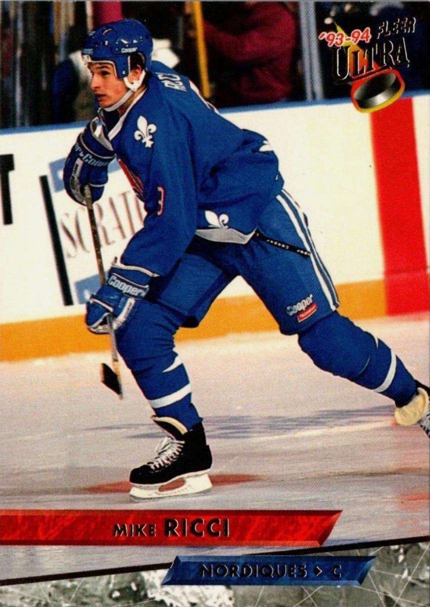 Mike Ricci #168 1993-94 Ultra Hockey