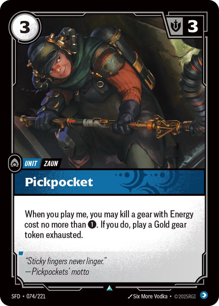 Pickpocket front