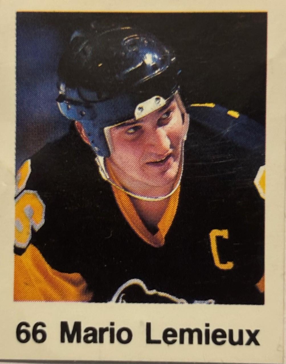 Mario Lemieux Hockey Cards 1988 Frito-Lay Stickers