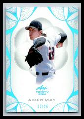Aiden May [Platinum] #3 Baseball Cards 2024 Leaf Trinity Prices