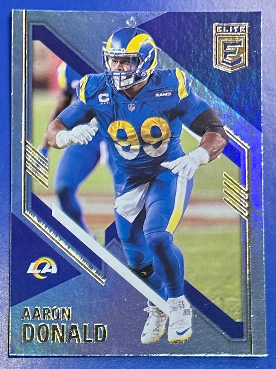 Aaron Donald #50 2021 Panini Donruss Elite Football