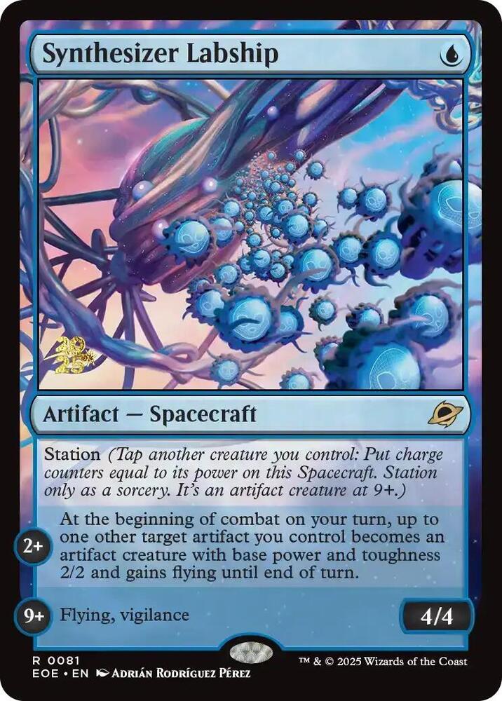 Tap to enlarge Synthesizer Labship – Prerelease Foil, Magic Promo
