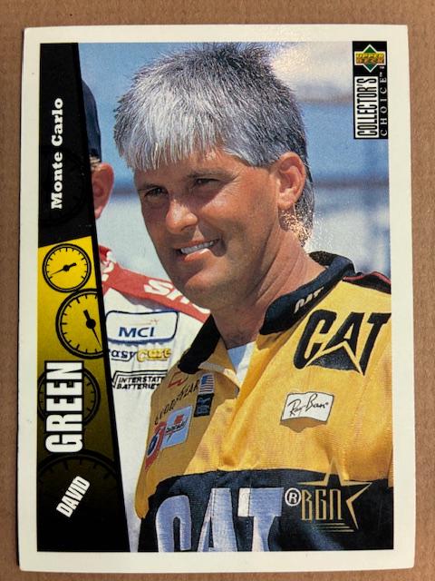David Green #44 Racing Cards 1997 Collector's Choice NASCAR