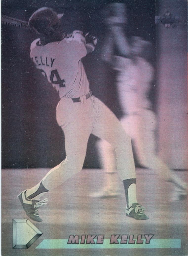 Mike Kelly #CP2 Baseball Cards 1992 Upper Deck College P.O.Y. Hologram