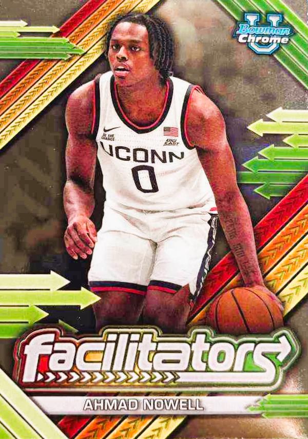 Ahmad Nowell #F-6 Basketball Cards 2024 Bowman Chrome University Facilitators