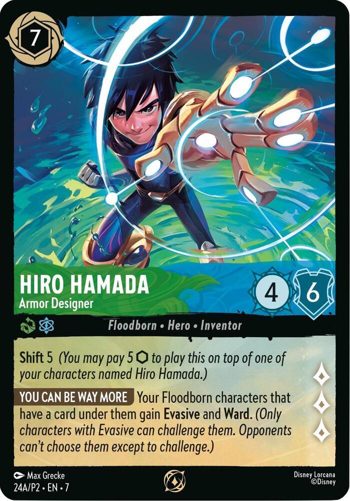 Hiro Hamada - Armor Designer #24A Prices | Lorcana Promo | Lorcana